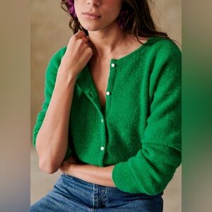 Women’s Bright Green Gaspard Cardigan